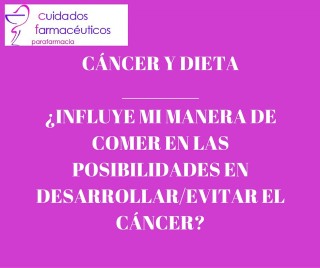¿Puede la dieta prevenir el cáncer?